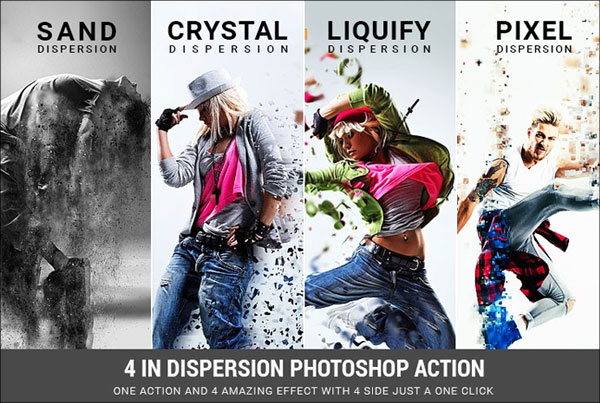 dispersion photoshop action free download